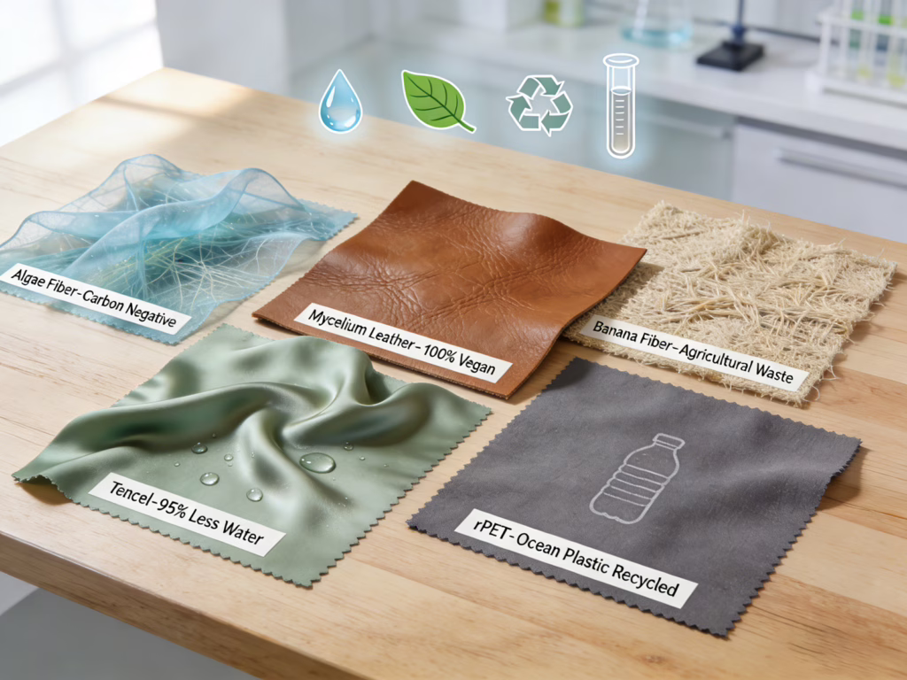 Five innovative sustainable fabric materials for 2026 fashion